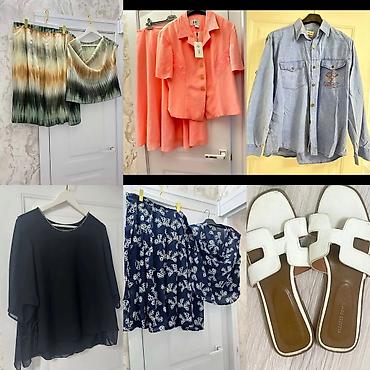 Костюмы с юбкой: Одежда женская покупала в Италии/Дубаи, размеры от 48 до 58, новое и — 1