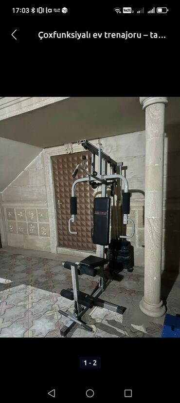 Другое для спорта и отдыха: Çoxfunksiyalı ev trenajoru - Tam bədən məşqləri üçün kompakt