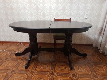 мебель талас: Зал үчүн үстөл, Колдонулган, Бүктөө, Oval