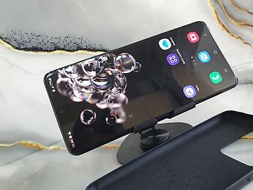 Samsung Galaxy S20 Ultra, Б/у, 128 ГБ, цвет - Серый, 1 SIM, 2 SIM