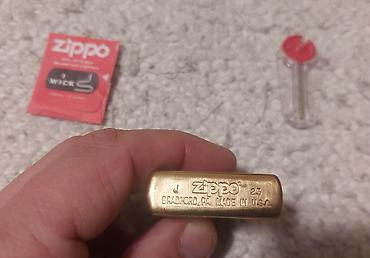 Upaljači i prateća oprema: Zippo upaljač model: ZIPPO 204B Classic BrushedBrass Upaljač. Kupljen — 5