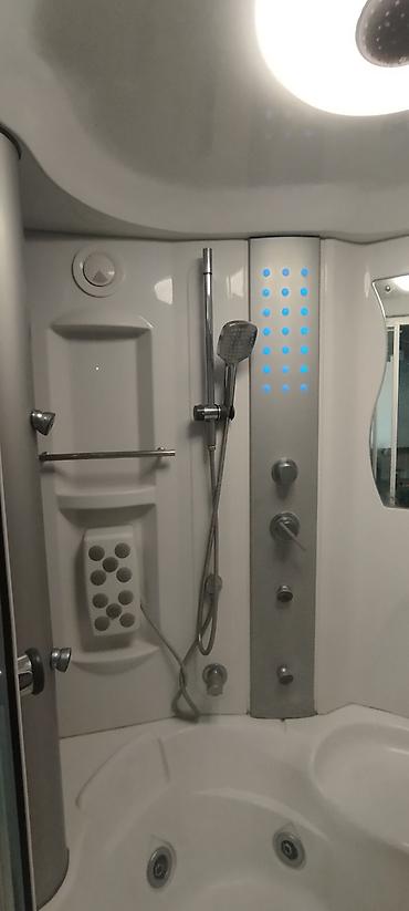 jakuzi hamam: Hidromassajlı duş kabinası və aksesuarları - Bütün funksiyaları ilə — 4