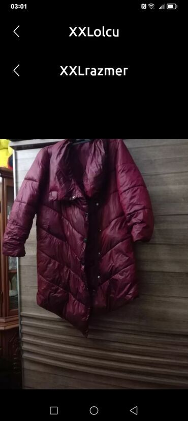 milli geyimler: Женская куртка 2XL (EU 44), цвет - Красный