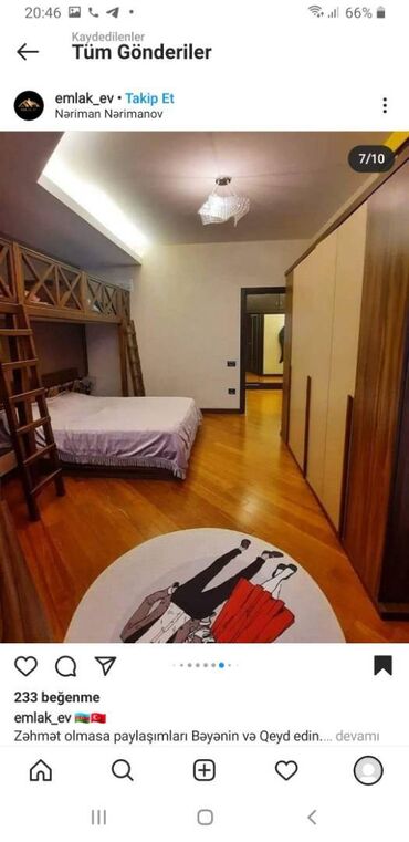 Uzunmüddətli kirayə mənzillər: Azadliq metrosuna yaxin 14 mertebeli binanın 10-cu mərtəbəsində — 4