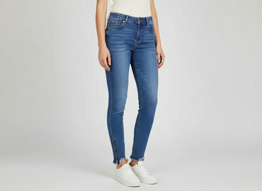 skinny jeansy: M.Sara, Jeansy damskie, rozmiar XS