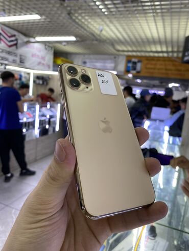 iphone 11 pro 128gb бишкек: IPhone 11 Pro, Колдонулган, 256 ГБ, Matte Gold, Заряддоочу түзүлүш, Коргоочу айнек, Каптама, 83 %