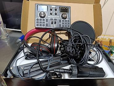 studio: Podcast/stream üçün tam studiya dəsti Dəst tərkibi: - Kondensator — 4