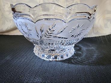 Ostali antikviteti: Cinija kristal Zajecar velika iz 70ih.god. Cinija kristal — 5