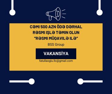 Ev personalı və təmizlik: 🌟 Rəsmi İş İmkanları – Sizin Karyera Yolunuz 🌟 BSS Group vasitəsilə