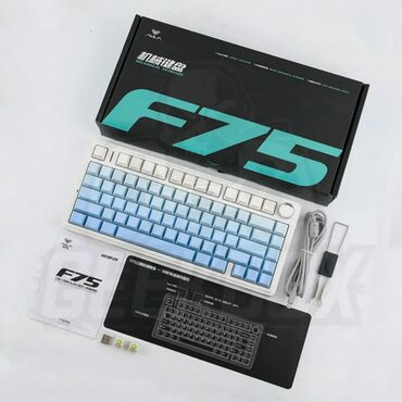 Клавиатуры: Клавиатура, Механическая, Bluetooth, Проводное подключение, Размер: 75% at lalafo.kg — 11 Клавиатуры: Клавиатура, Механическая, Bluetooth, Проводное подключение, Размер: 75% — 11