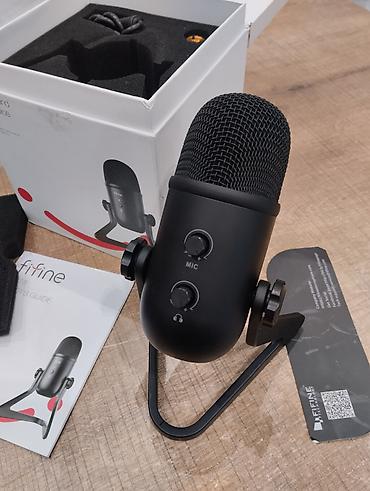 mikrofon usb: FIFINE K678 USB Studiya Mikrofonu Mikrofon çox az müddət istifadə — 1