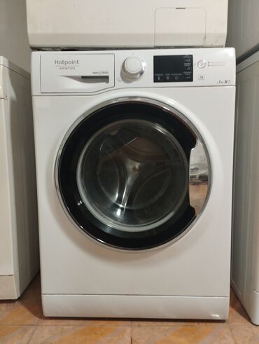 продажа аристон: Кир жуучу машина Hotpoint Ariston, Колдонулган, Автомат, 7 кг чейин, Толук өлчөм