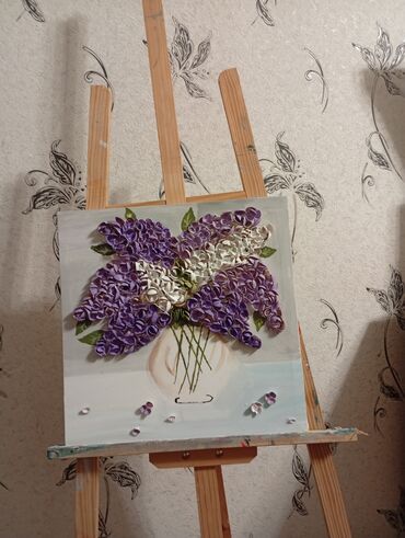 Şəkillər, tablolar: Əl işi dekorativ rəsm lövhələri - Texnika: 3D effektli akril boya və — 4