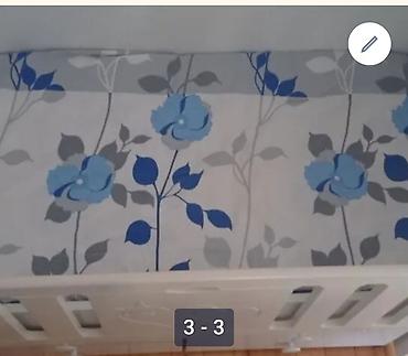 detski mebel: Uşaq beşiyi – ağ rəngdə, klassik dizayn. - Material: ağac/MDFlam — 3