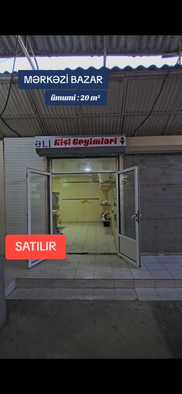 Kommersiya daşınmaz əmlakının satışı: Mərkəzi bazar sənədlər qaydasındadır çıxarıw var