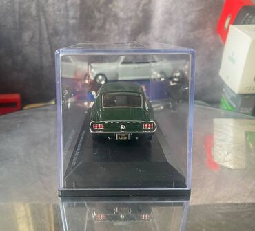Avtomobil modelləri: Коллекционная модель Ford Mustang GT Bullit darkgreen 1968 Steve — 9