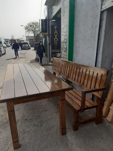 Sifarişlə digər mebel: Taxta pilləkənlərin,qapıların,stol-stulların,besetkalarln və s — 28
