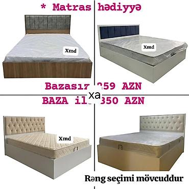 matras: Müxtəlif dizaynda iki nəfərlik çarpayı və baza modelləri təqdim — 1