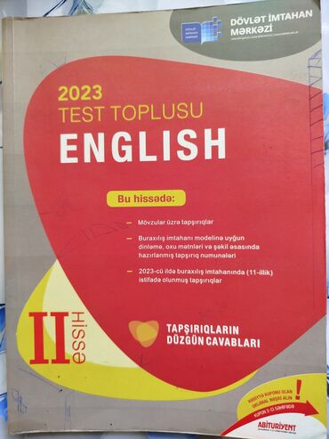 Testlər: İngilis dili Testlər 11-ci sinif, DİM, 2-ci hissə, 2023 il