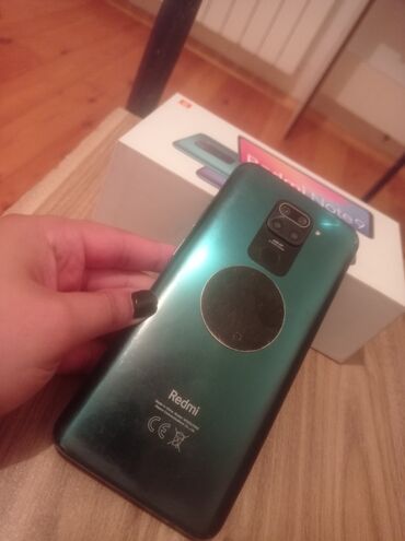 Redmi Note 9 Pro Max, 128 ГБ, цвет - Зеленый, Отпечаток пальца, Две SIM карты