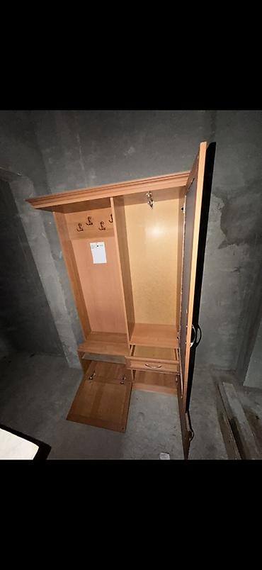 Dəhliz dolabları: Dəhliz üçün çoxfunksiyalı asılqanlı dolab normal veziyetde Endirim — 3