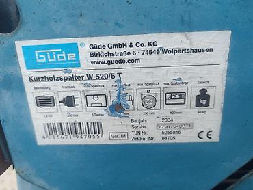 Ostali električni alati: Cepač za drva 5T - Cepač za drva donešen iz Nemačke model GUDE W — 3