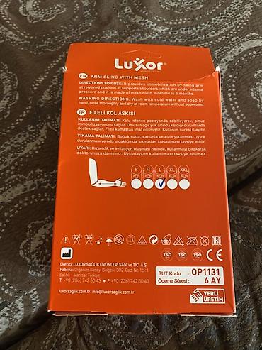 Ортезы: Şəkər aparati satilir hec acilmayib 25 azn Qol ucun sargi tezedir 18 — 3