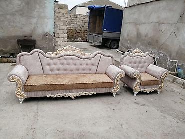 Divan və kreslo dəstləri: Künc divan, 2 kreslo — 4