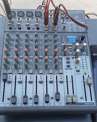 black shark 5: Аналоговый микшерный пульт Behringer Xenyx 1204FX - 12‑входовый — 2