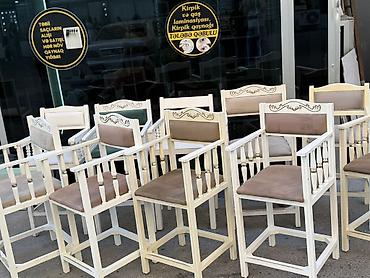 bar mebel: Vizajist/makeup üçün hündür kreslolar – klassik dizayn - Model — 5