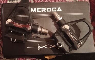 насосы для велосипедов: Шоссейные контактные педали MEROCA + шоссейные велотуфли - Педали
