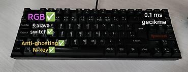 Техника и электроника: Redragon K552 RGB mexaniki oyun klaviaturası – kompakt TKL — 2