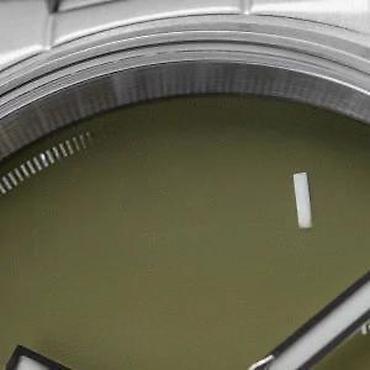 Ručni satovi: ADDIESDIVE AD2070 - 39mm - Zelena / Koža - Seiko Automatik ADDIESDIVE — 10