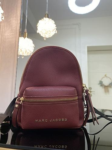 marc jacob: Marc Jacobs mini bel çantası/backpack - Rəng: bordo (şərab tonu) - — 1