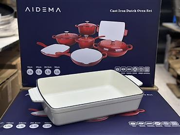 aidema: Набор чугунной посуды AIDEMA — Cast Iron Dutch Oven Set — 6