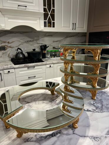 Аксессуары для кухни: Зеркальная посуда для банкетов фуршетов свадьбы и разных мероприятий