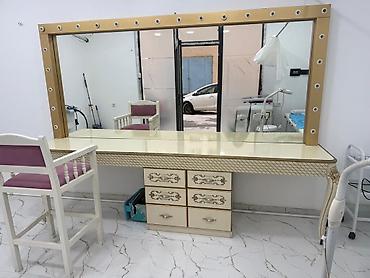 uşaq stol stul: Geniş salon vizaj masasının dəsti - Böyük ölçülü güzgü: çərçivədə — 1