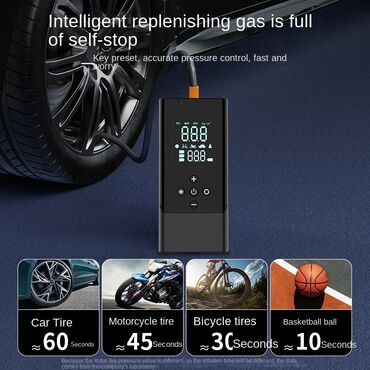 Avtomobil kompressorları və nasosları: Avtomobil üçün çoxfunksiyalı “Jump Starter + Hava Kompressoru” cihazı — 4