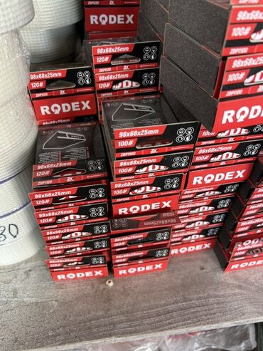ножницы для резки металла: Наждачная бумага Rodex размером 98x68x25 мм с зернистостью 100# и