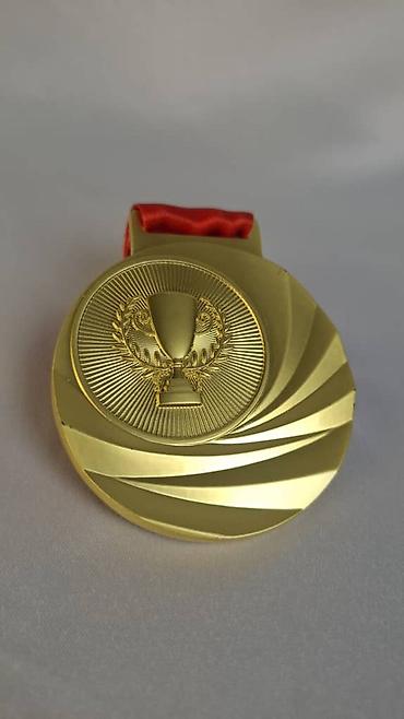 olympic: Медаль спортивная 7 см с лентой — 350 сом, гравировка в подарок — 4