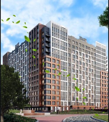 квартиры в рассрочку без первоначального взноса: 1 комната, 47 м², Элитка, 8 этаж, ПСО (под самоотделку)
