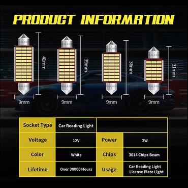 Tuning oprema: Led ubodne sijalice za poziciju,tablice i kabinu. Novo Sulfidne led — 9