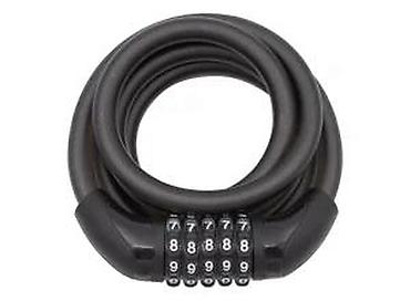 Dodaci za bicikl: Katanac za bicikl sa šifrom – 5-cifarski - Sigurnosni spiralni kabl — 5