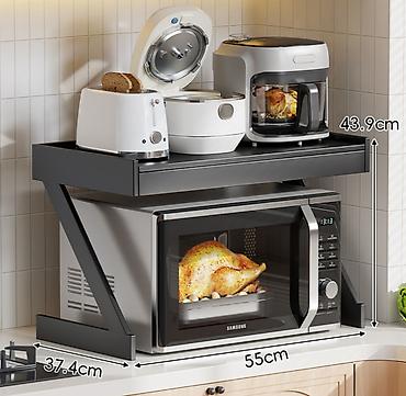полка на микроволновку: Этажерка для кухни, Новый, Железо, Самовывоз, Платная доставка — 1