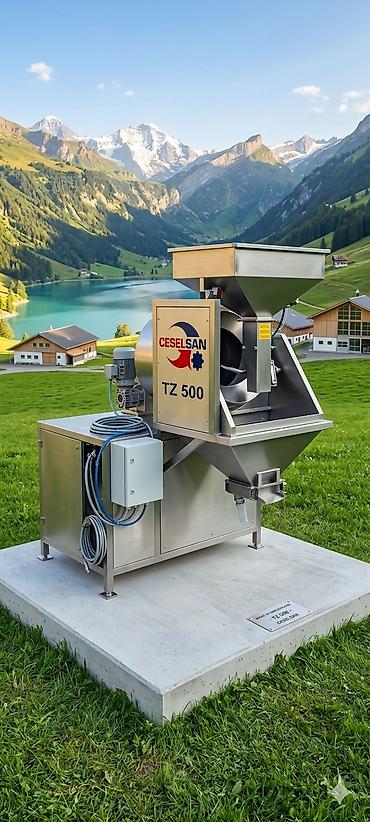 turk makina: CESELSAN TZ 500 – sənaye tipli tum/çəltik/çərəz emalı üçün avadanlıq — 1