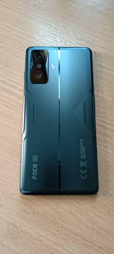телефон релми: Poco F4 GT, Б/у, 128 ГБ, цвет - Черный, 2 SIM