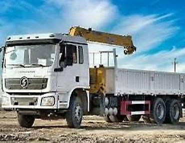 Бортовой грузовик с краном-манипулятором Shacman / Dongfeng