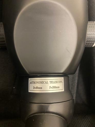 Teleskoplar: Astronomik teleskop Jiehe 500x80mm Texniki spesifikasiyalar Material — 2