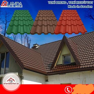 Çerepitsa: Metal dam örtükləri, Pulsuz çatdırılma, Zəmanətli, Kredit var — 3