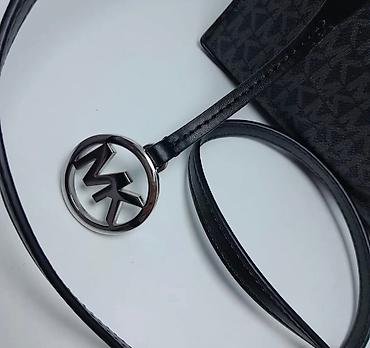 Çantalar: Michael Kors mini tote çanta – Jet Set Charm seriyası stilində, qara — 3